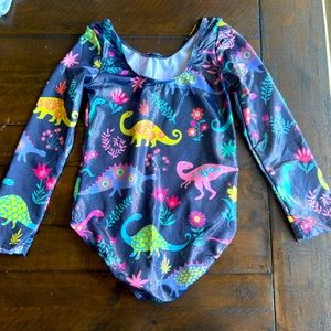 Dino glitter leotard